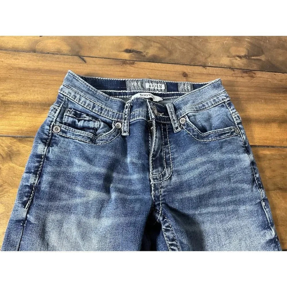 BKE Jeans Mens Size 25S Aiden Bootleg Bootcut Embroidered Denim - Picture 3 of 10